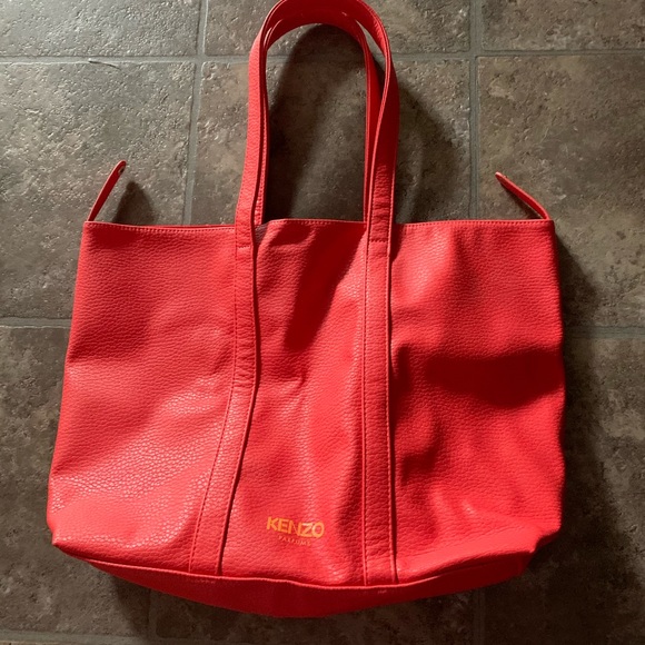 Kenzo Orange Tote Bag - Picture 2 of 3